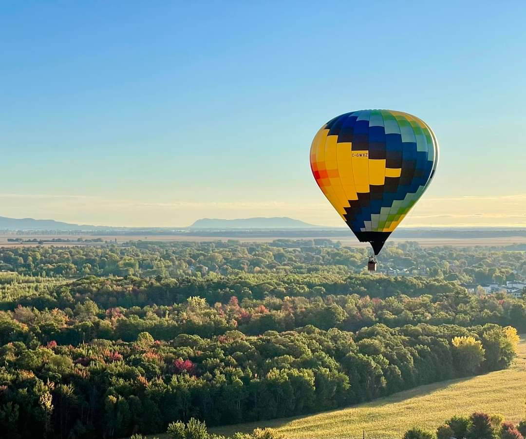 Envolée en montgolfière avec Montréal Montgolfière