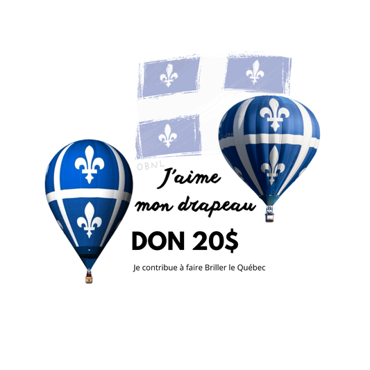 J'offre un don en argent pour faire Briller le Québec